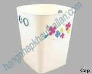 Sọt rác nhựa văn phòng in hoa 10 lít 24/1 PN6044/1D,1H