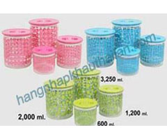 Bộ hộp đựng TP hình tròn 4c/bộ PN3301-4F/P1 (PN3301-4D/P1) 12/1